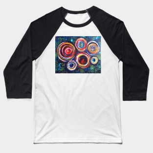 Vibrant Vortex of Choice: Inner Power Painting Baseball T-Shirt